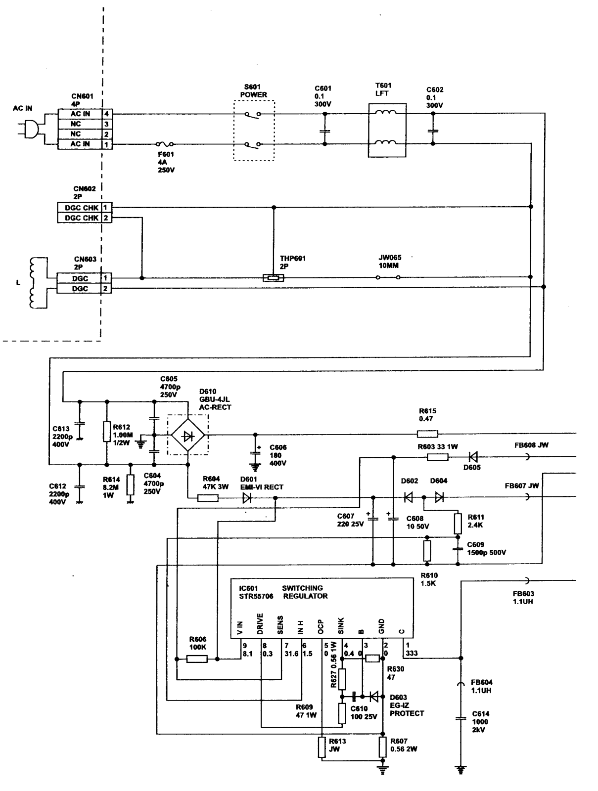 SONY KV14M Diagram