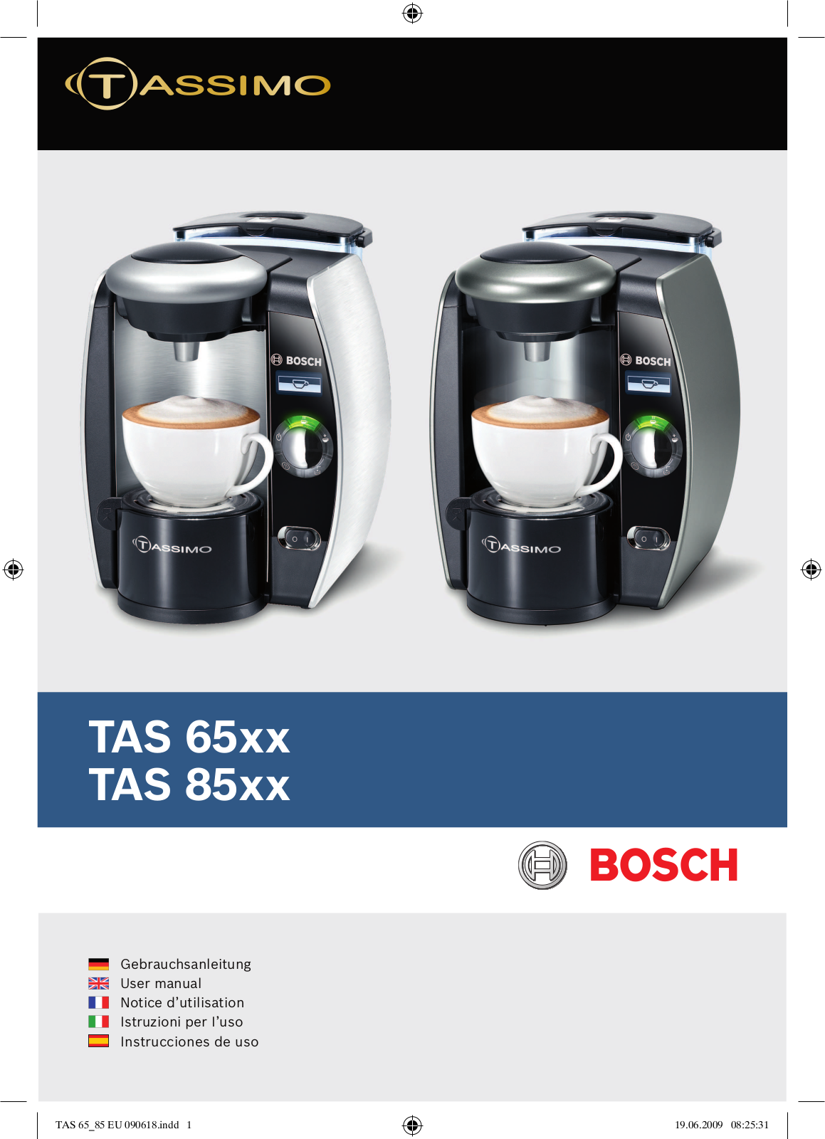 BOSCH TAS6515, TAS6517, TAS8520 User Manual