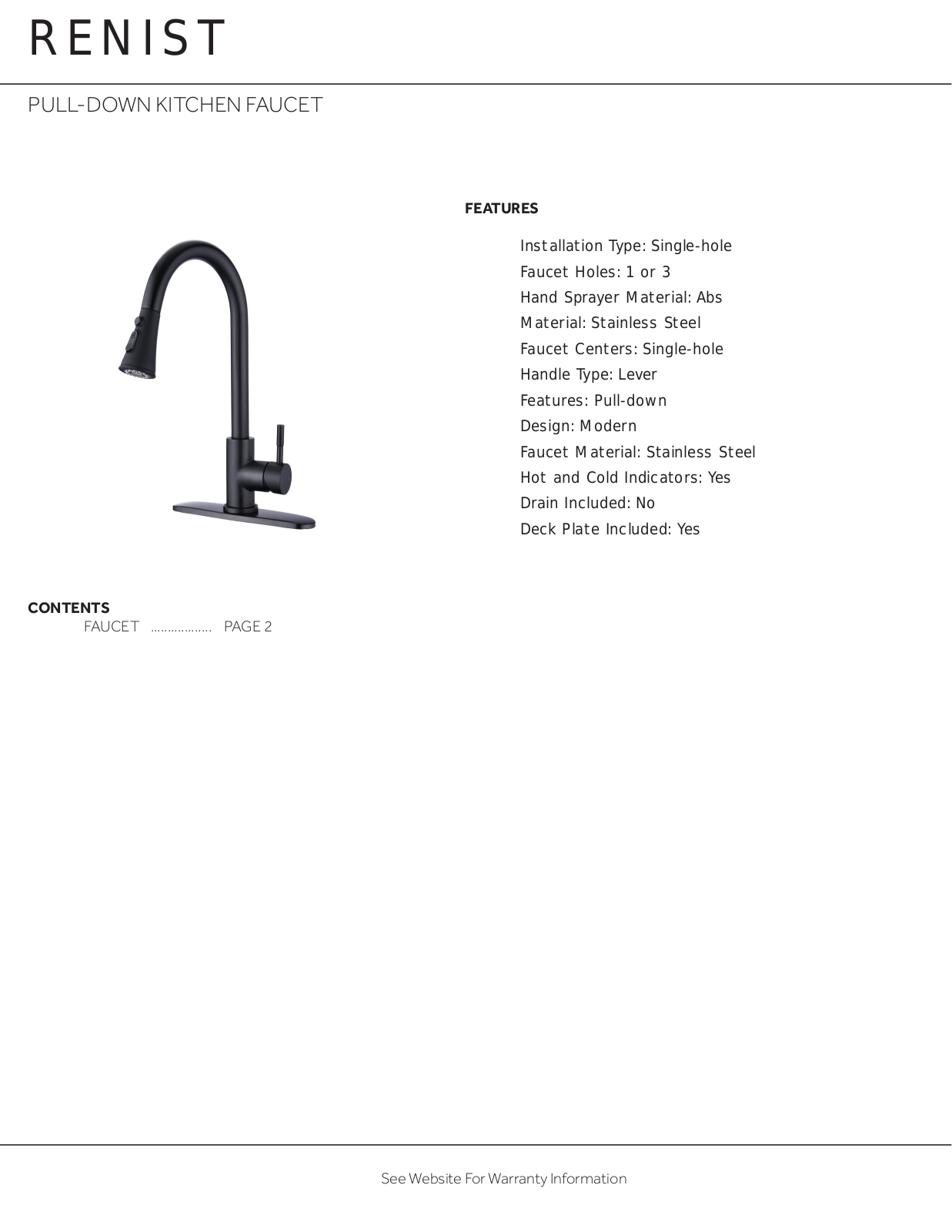 RENIST ISTE1003 Specifications - ManualMachine.com