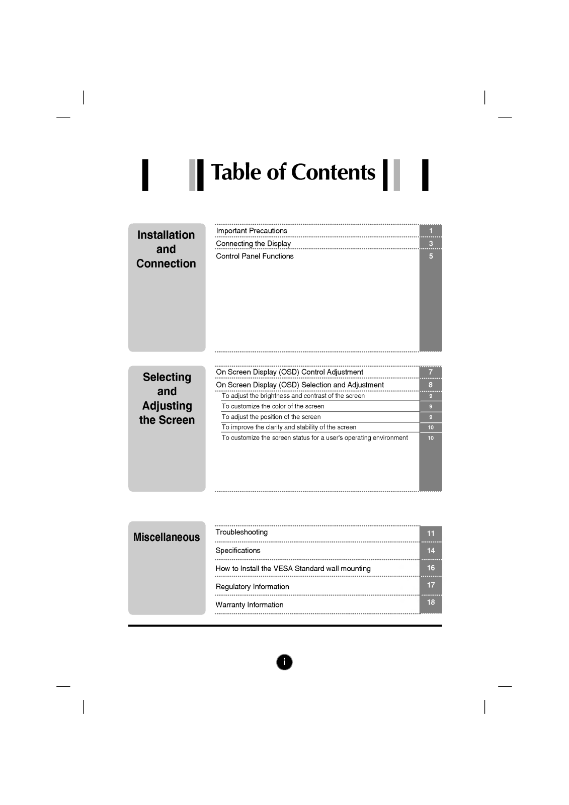 LG 921Z User Manual