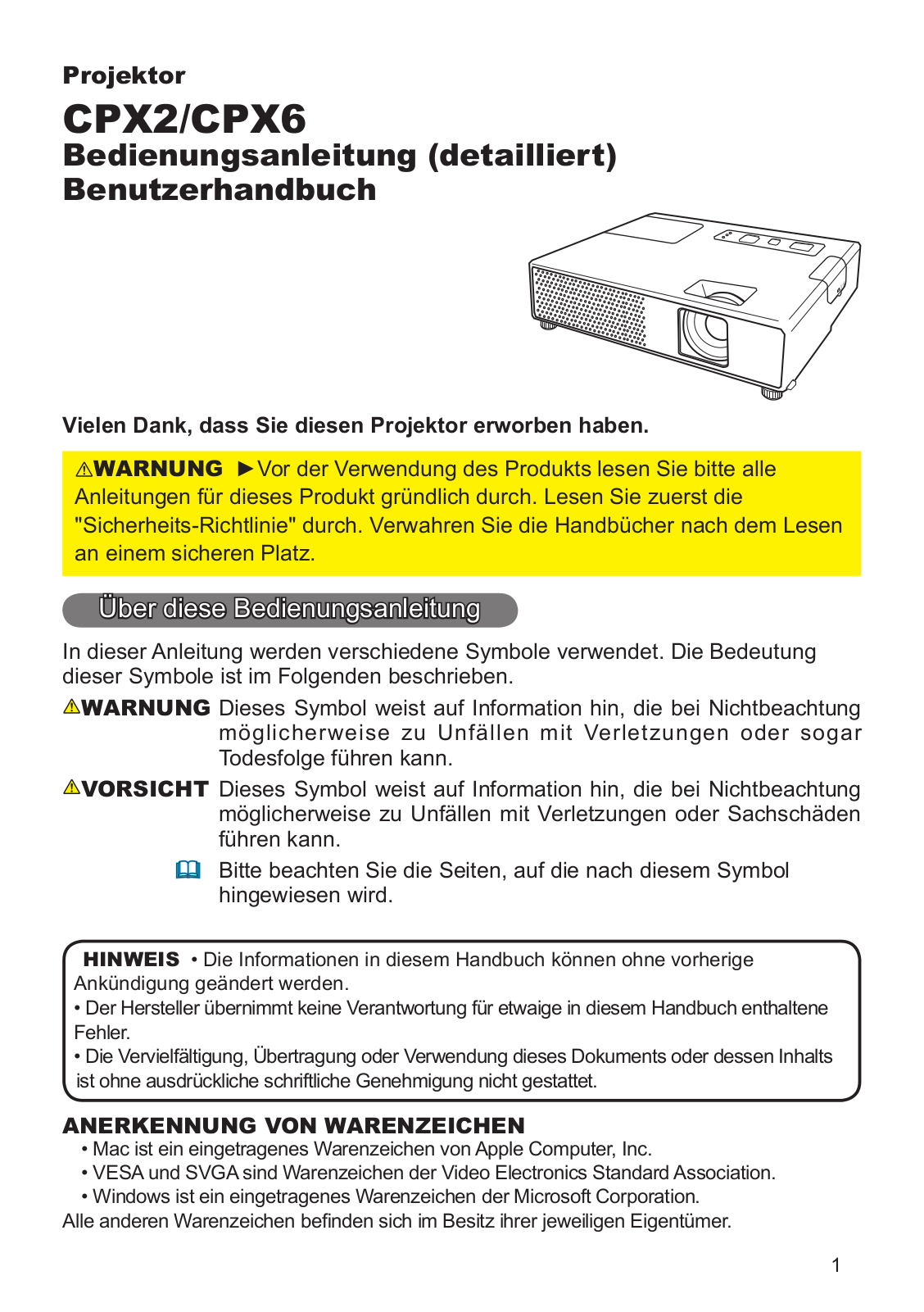 Hitachi CPX2WF User Manual