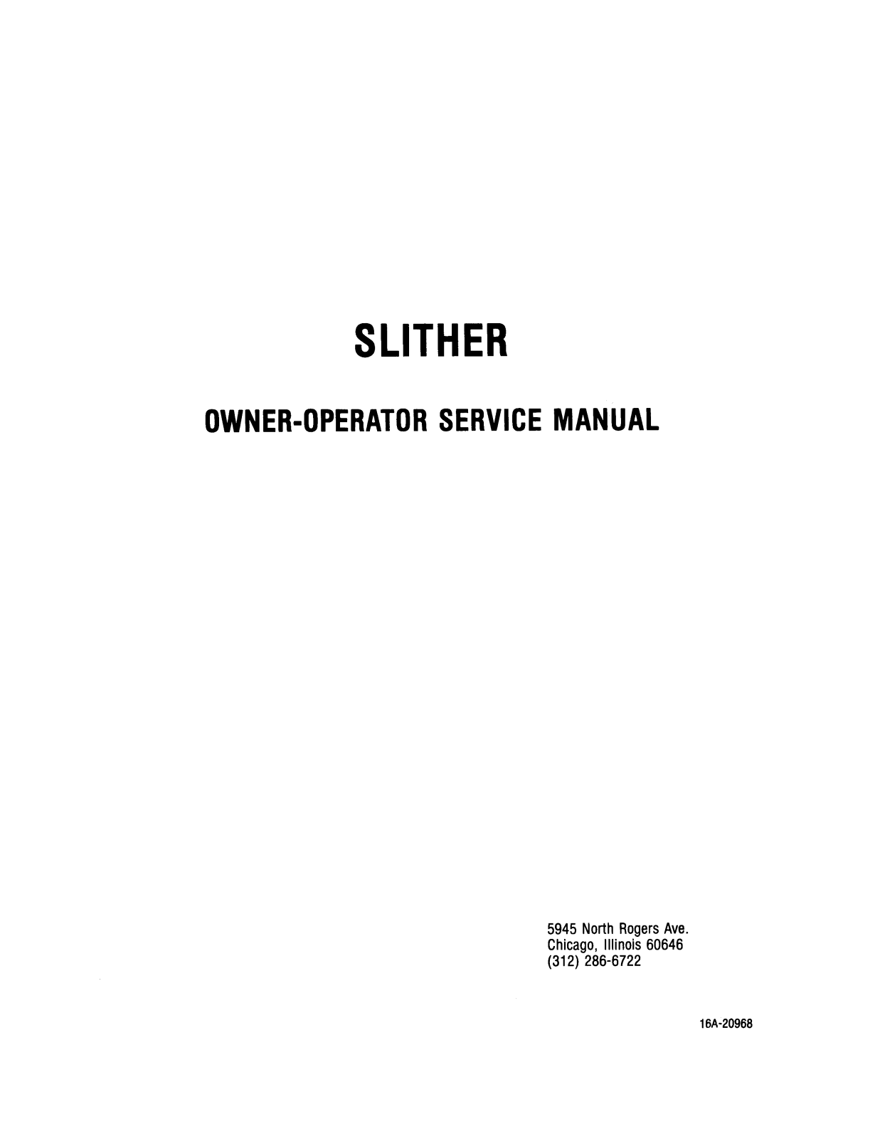 GDI Slither User Guide