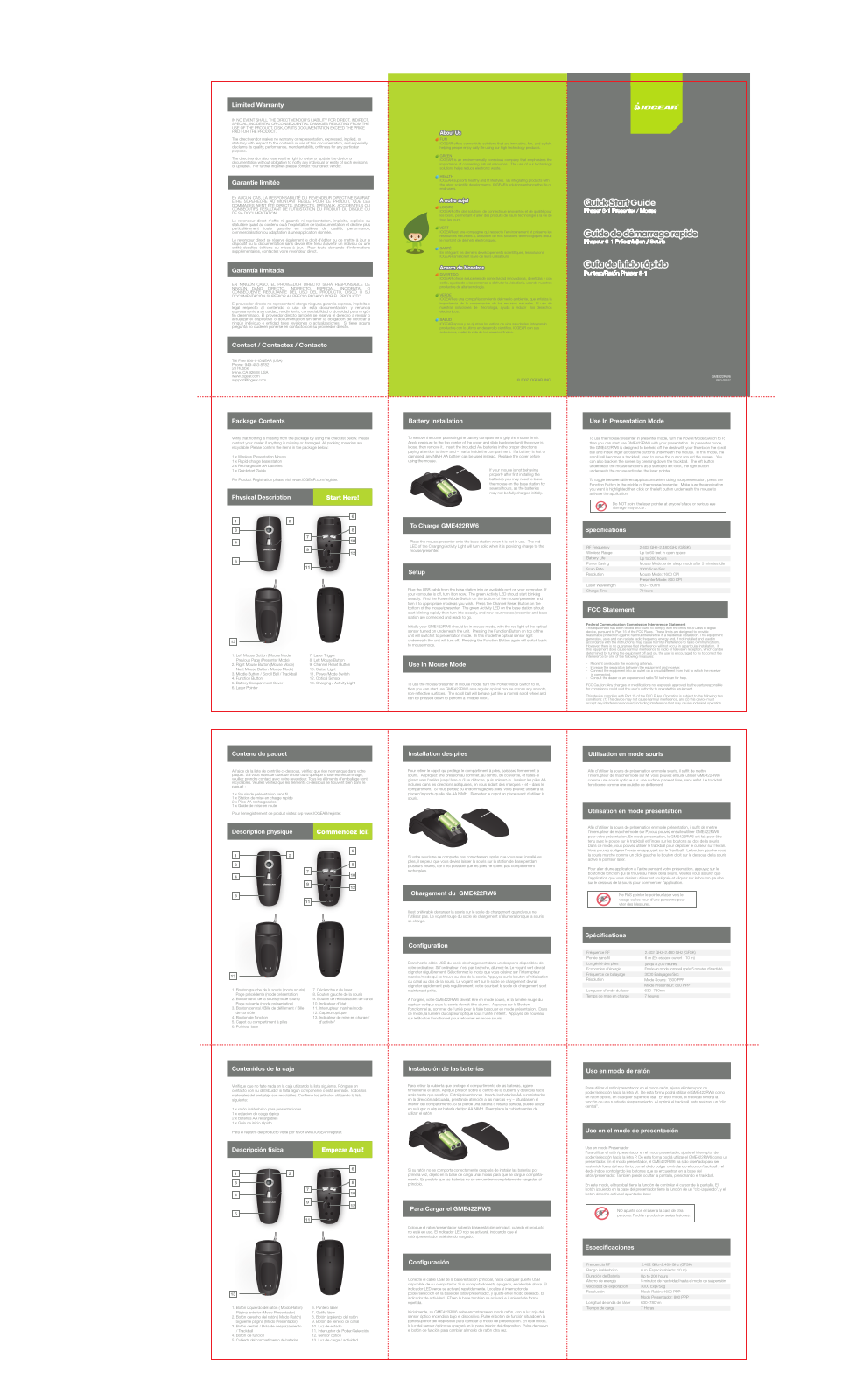 Acrox PRESENT002 User Manual