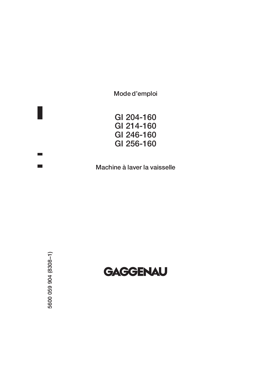 GAGGENAU GI 204160, GI 214160, GI 246 User Manual