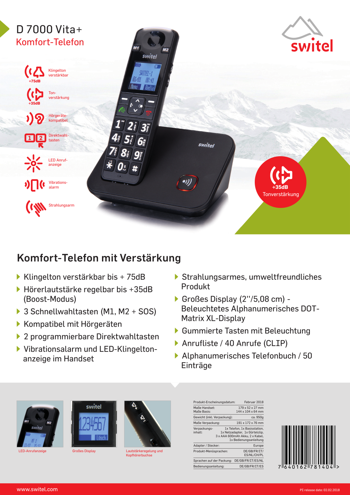 Switel D7000 User Manual