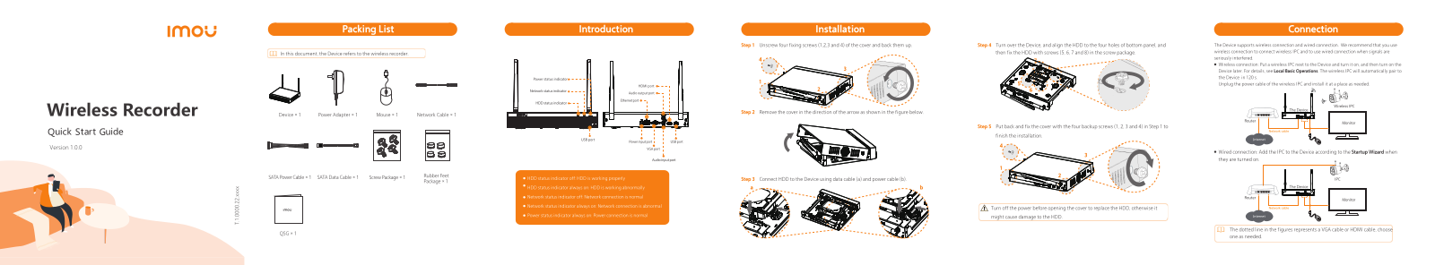 Imou NVR1104HS-W-S2-CE User manual