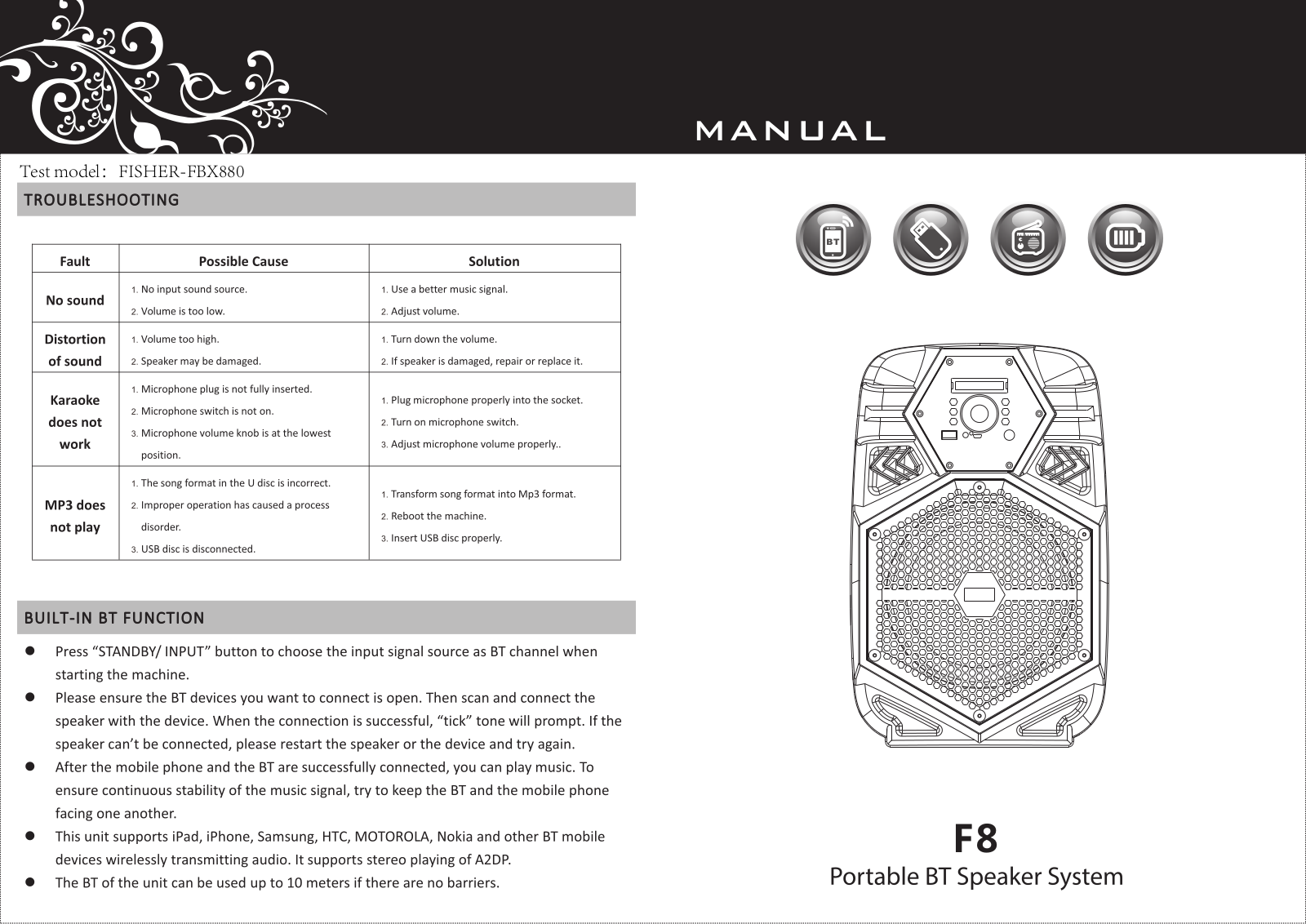 Migear FBX880 User Manual