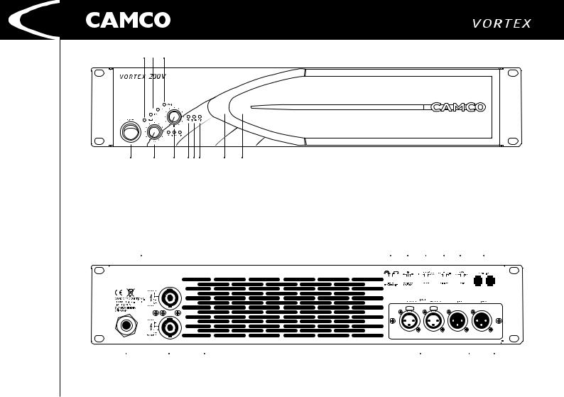 CAMCO VORTEX 2.6, VORTEX 4, VORTEX 6, Vortex 200V User Manual
