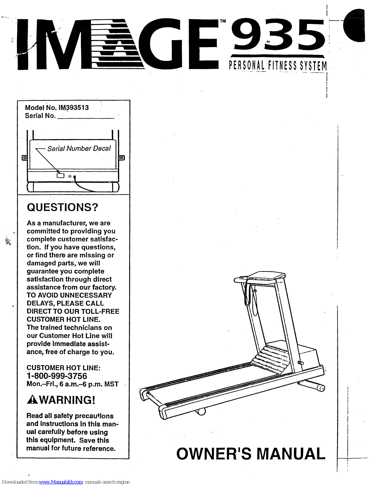 Image 935, IM393513 User Manual