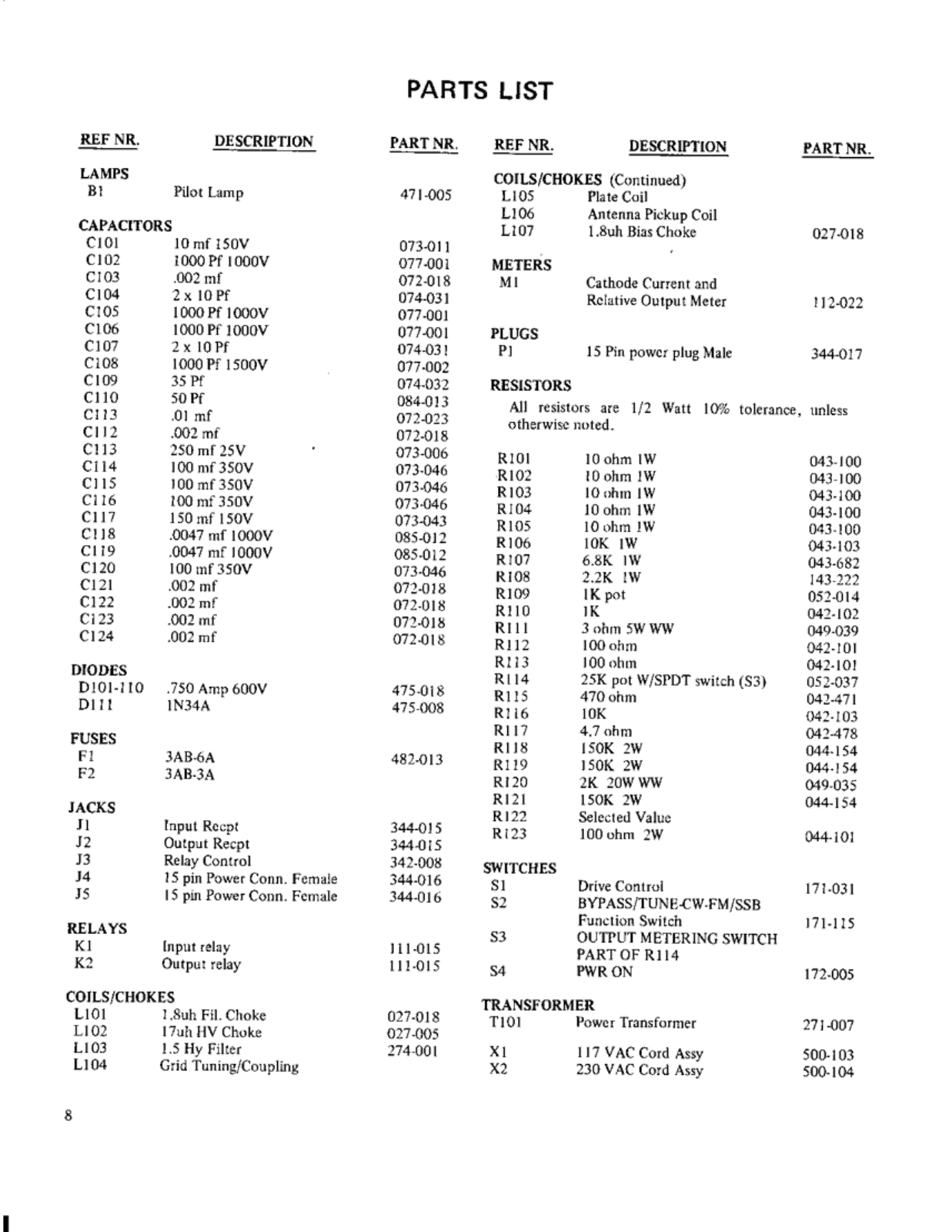 Swan VHF-150 User Manual (PAGE 09)