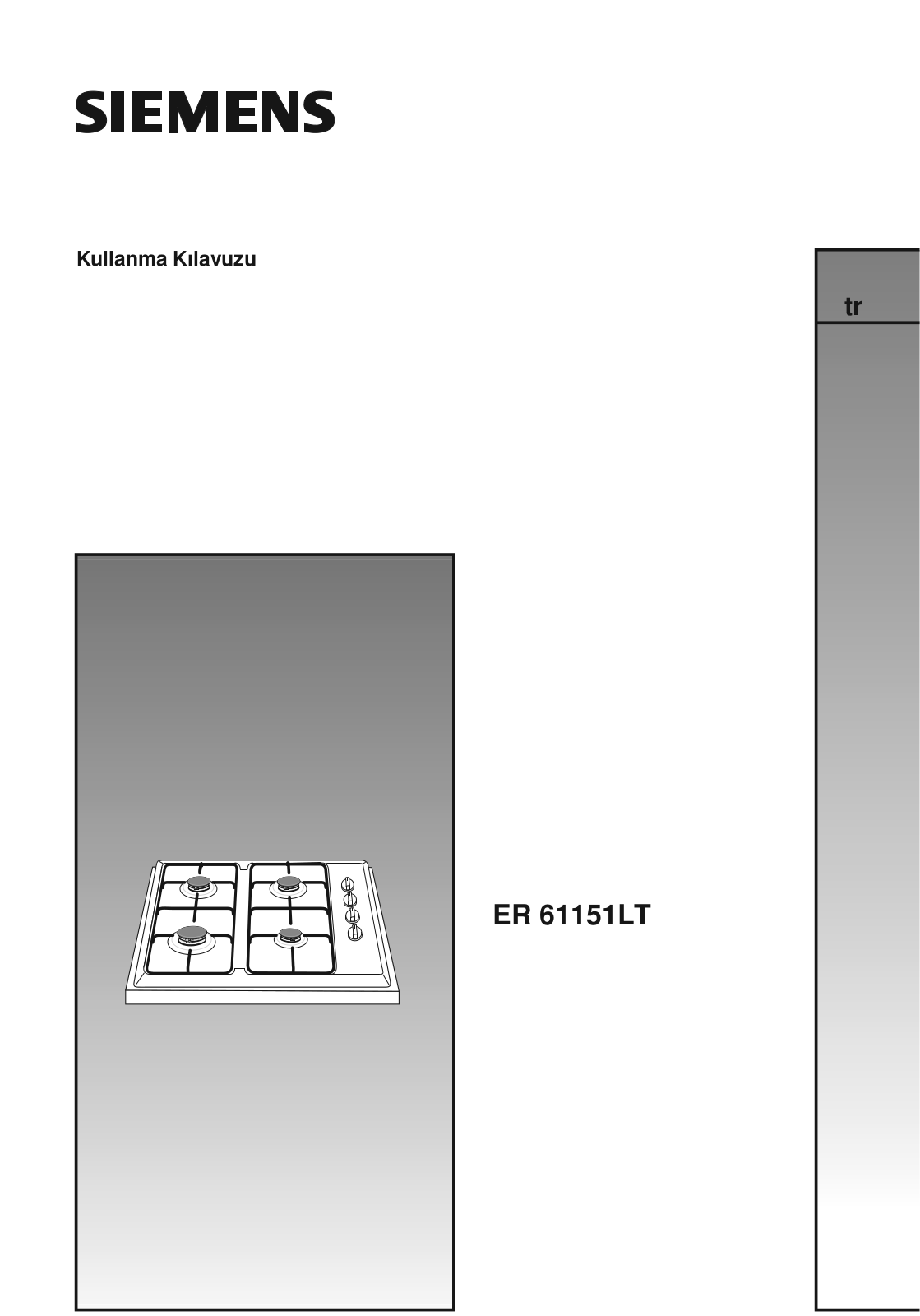 Siemens ER61151LT User Manual