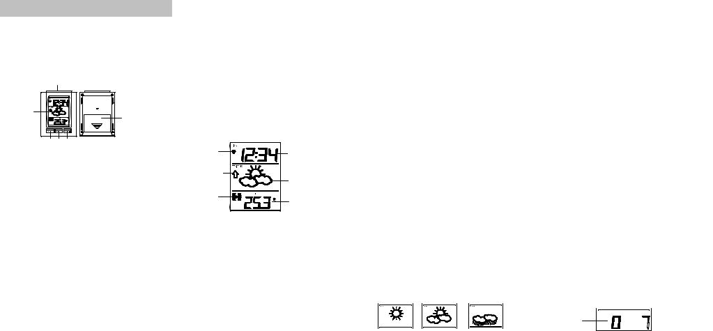 Techno Line WEATHER FORECAST MEMO ALARM CLOCK Instruction Manual