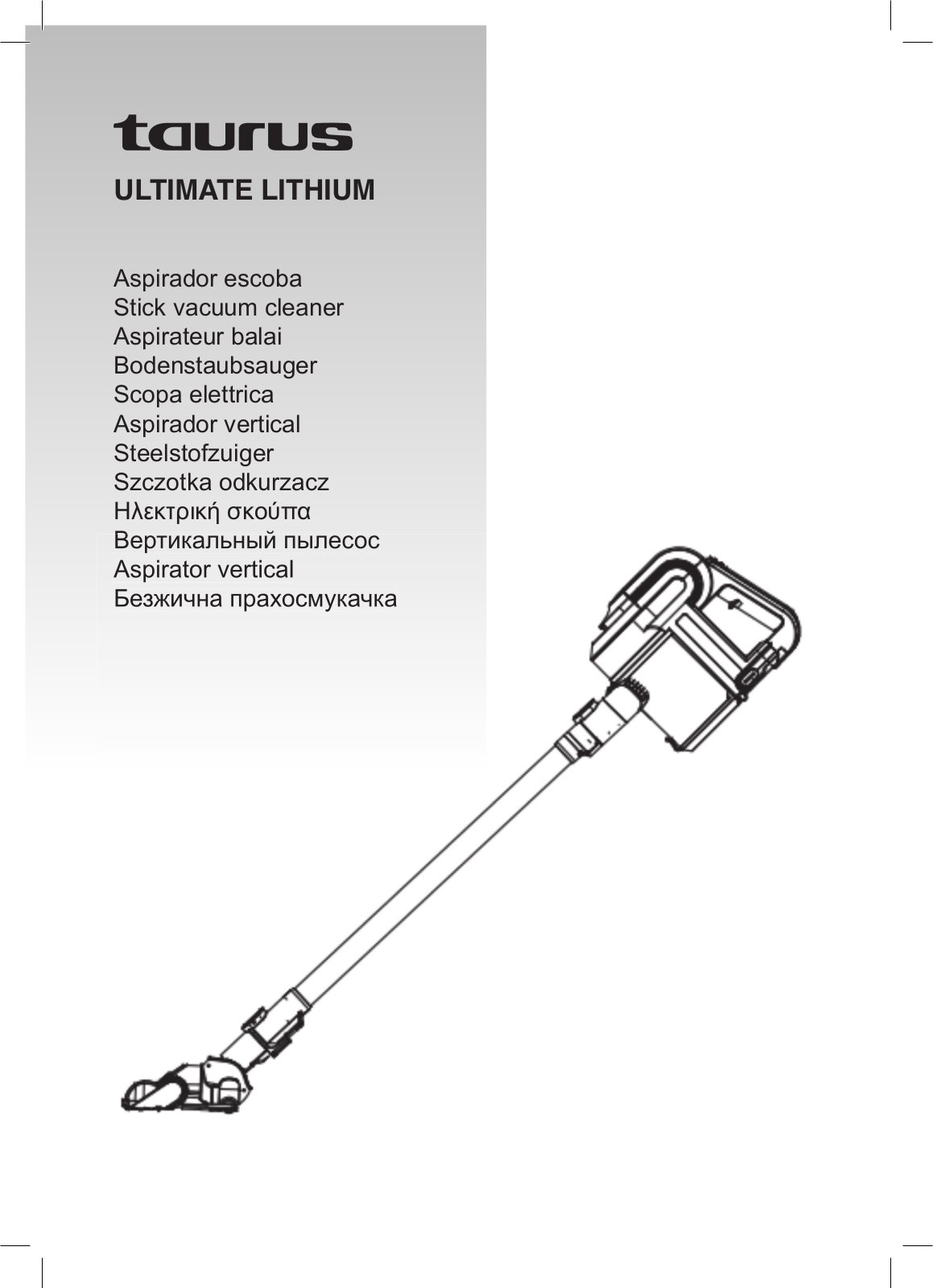 Taurus Ultimate Lithium User Manual