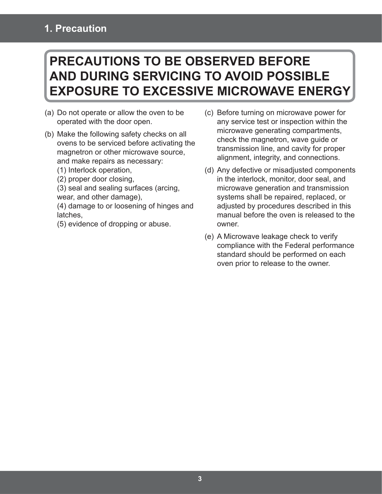 Samsung 2.Precaution Datasheet - ManualMachine.com