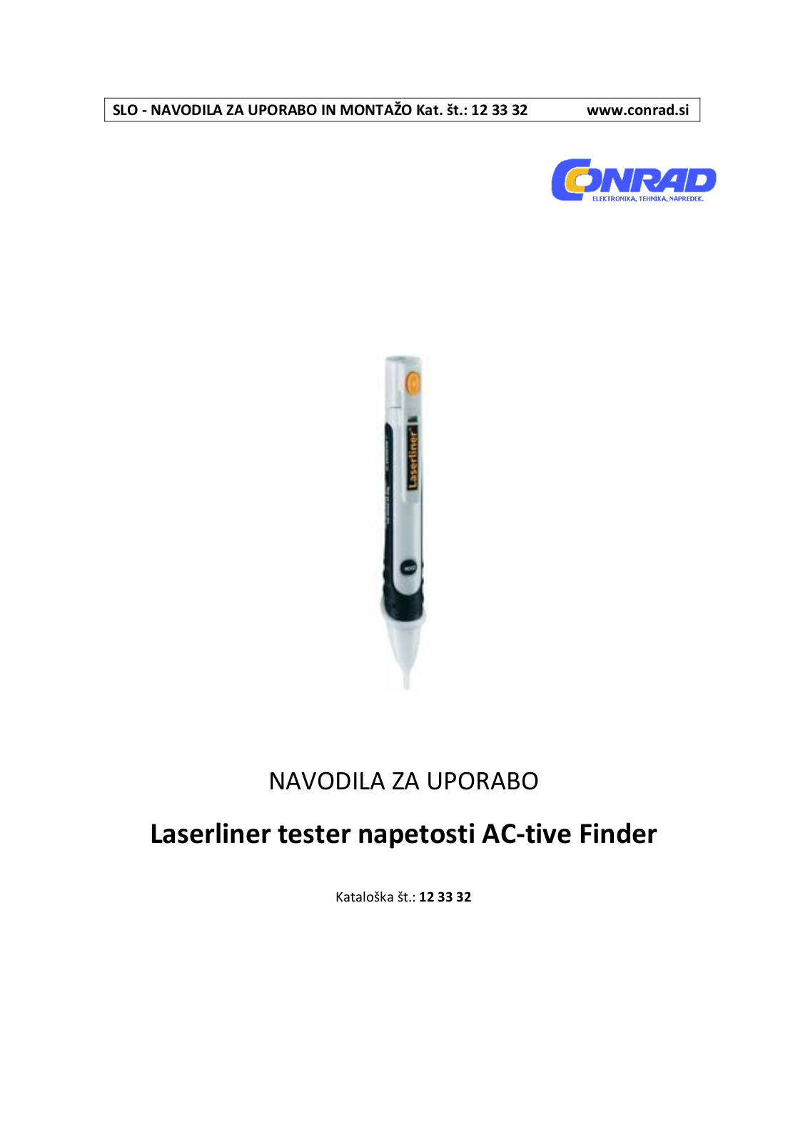 Laserliner AC-tiveFinder User guide