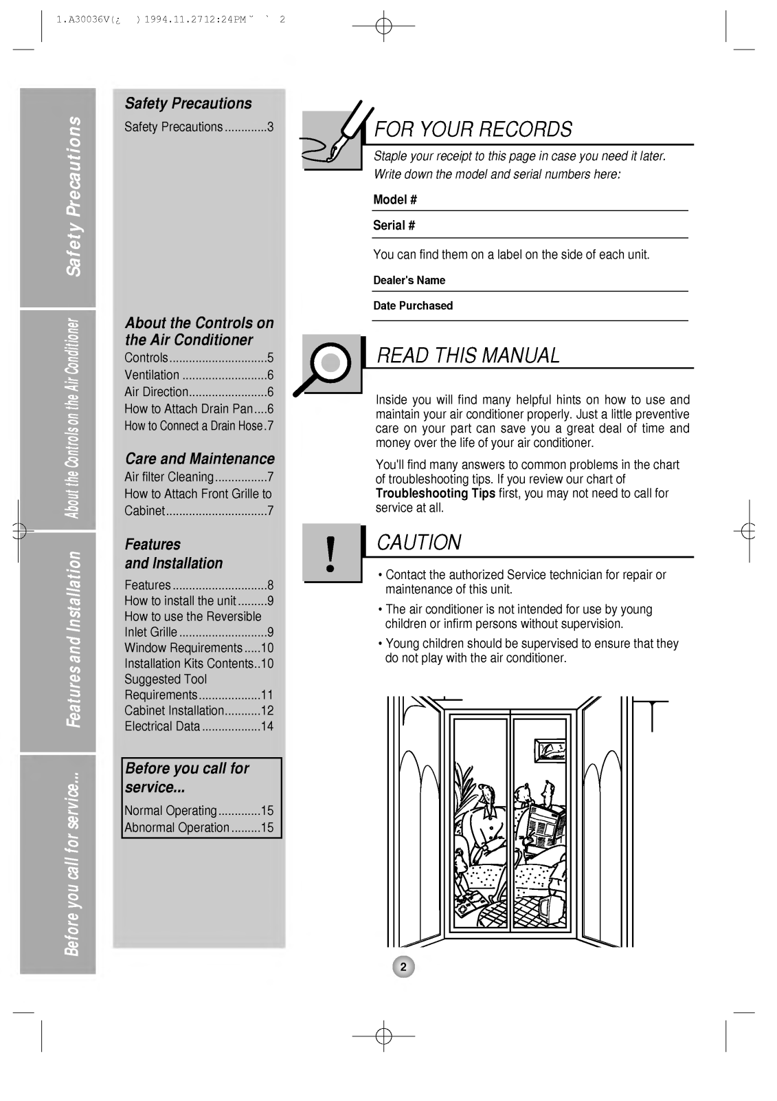LG R-1802, WM1803 User Manual