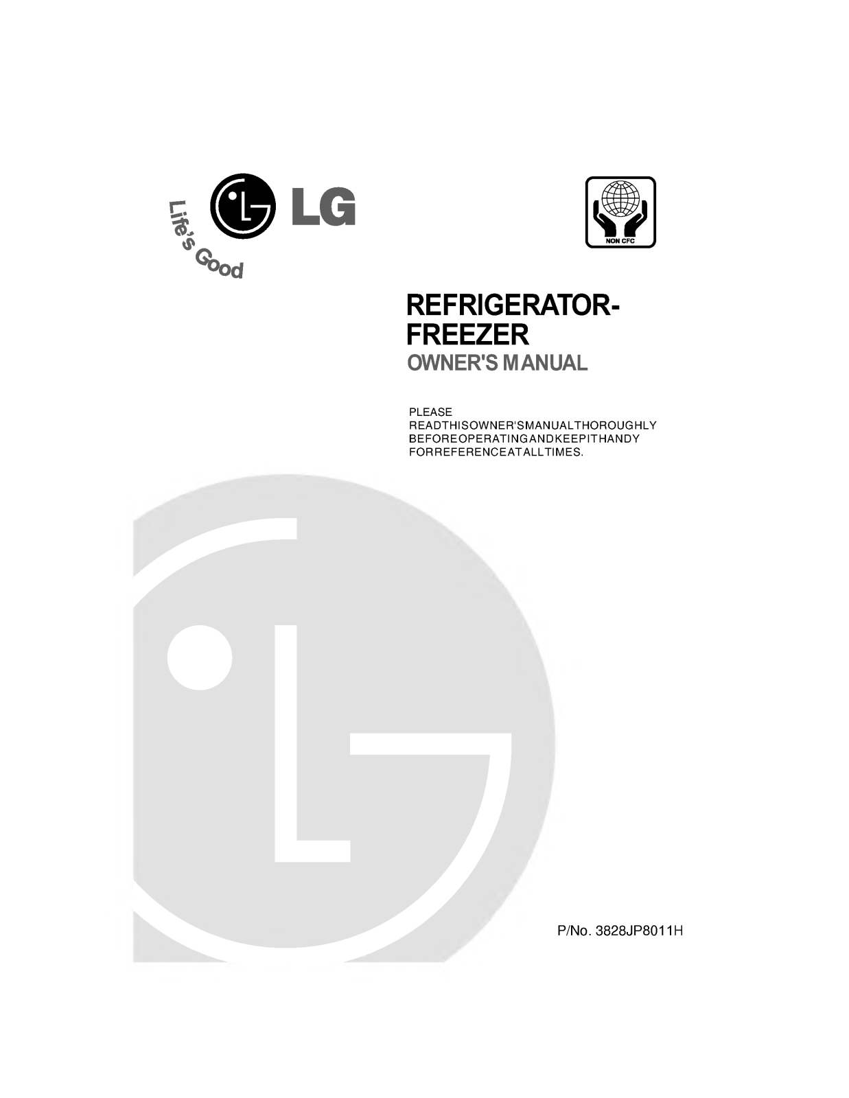 LG GN-U262SCK, GN-U292SCK User Manual