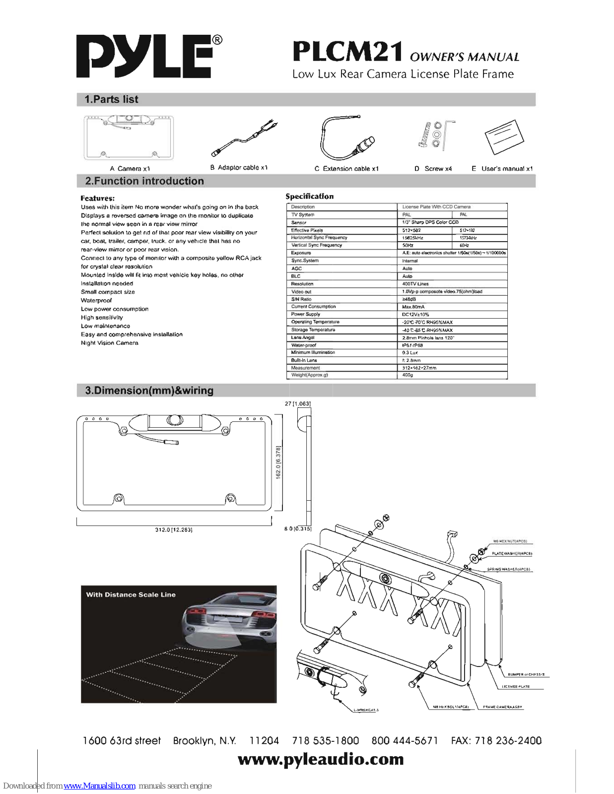 Pyle PLCM21 Owner's Manual - ManualMachine.com