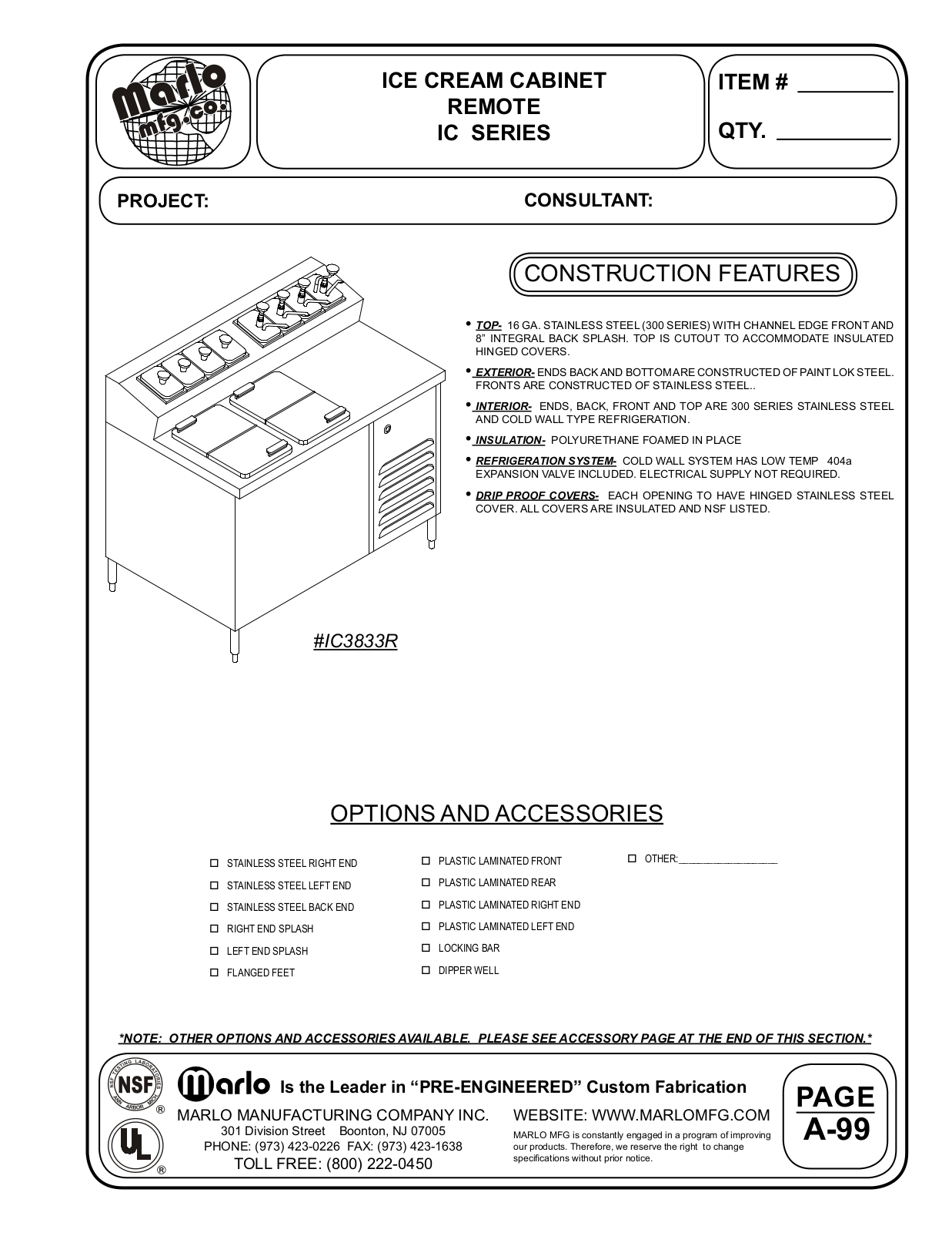 Marlo IC3230R User Manual