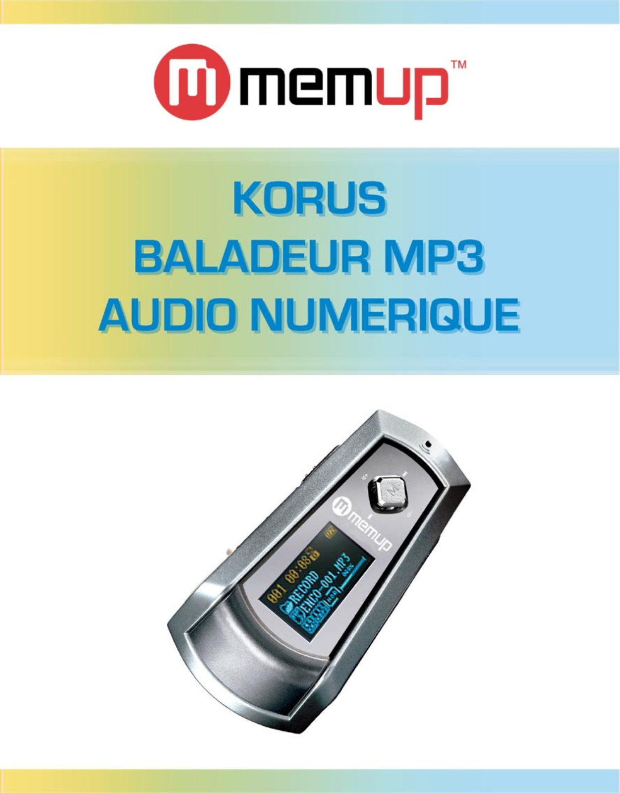 MEMUP Korus 512 Mo User Manual