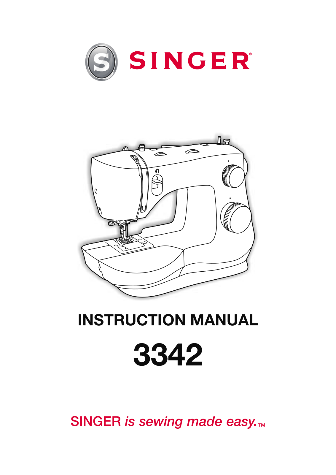 Singer 3342 Instruction Manual