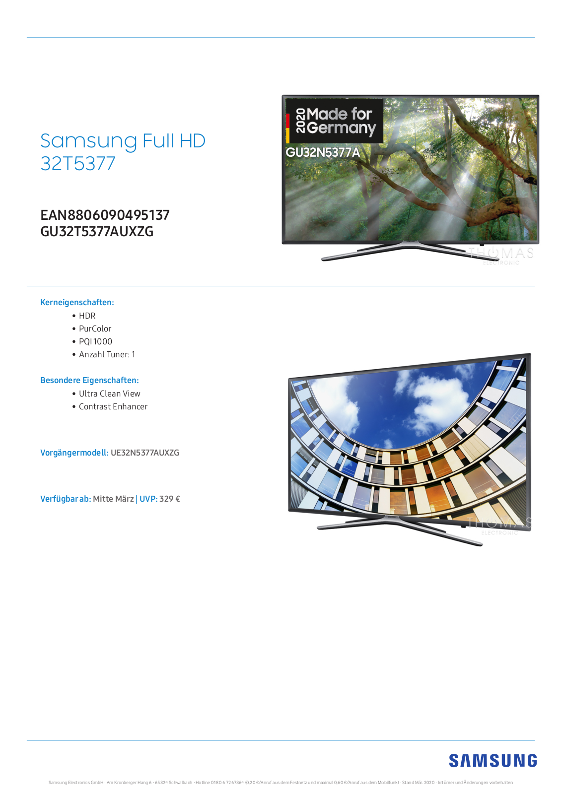 Samsung GU32T5377A User Manual