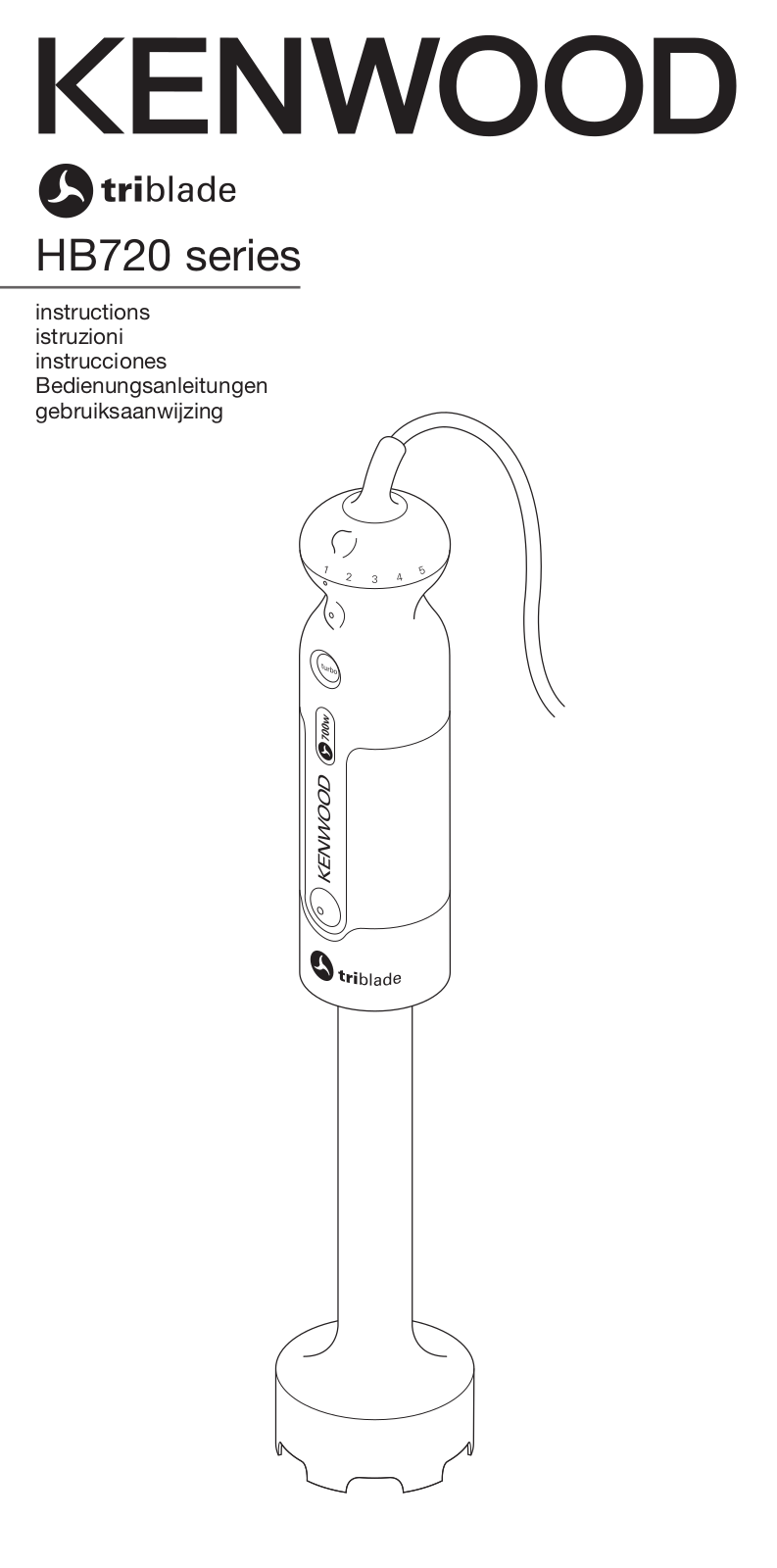 KENWOOD HB723P User Manual