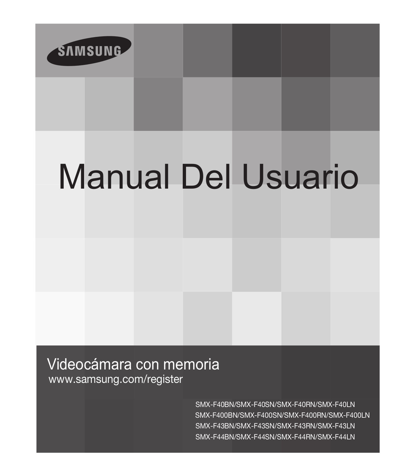 Samsung SMX-F44, SMX-F40BN, SMX-F400BN, SMX-F44LN, SMX-F43BN User Manual