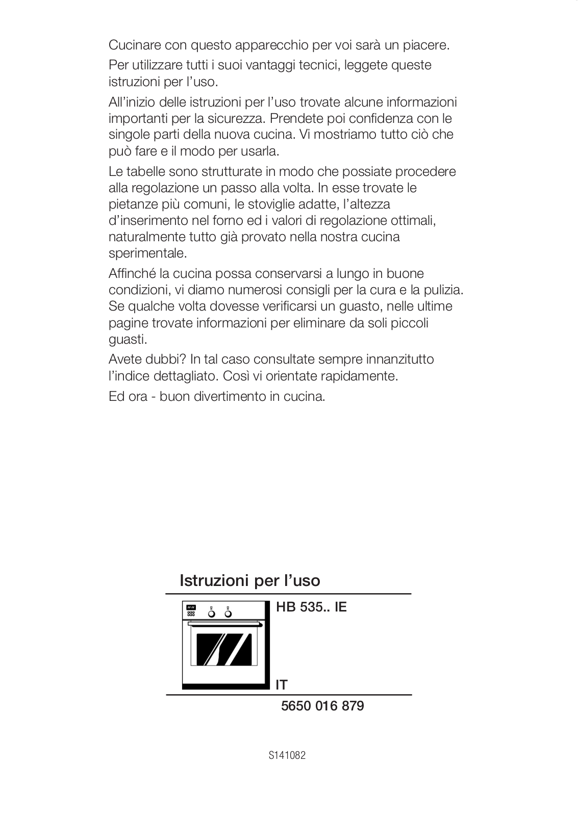 Siemens HB53555IE User Manual