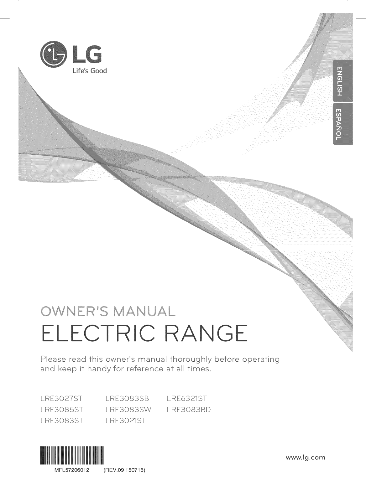 LG LRE3083BD/00, LRE3085ST, LRE3027ST, LRE3021ST/00 Owner’s Manual