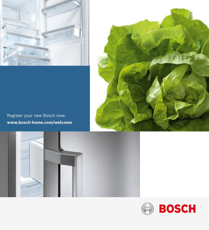 Bosch B21CL80SNS/02, B21CL80SNS/01 Installation Guide