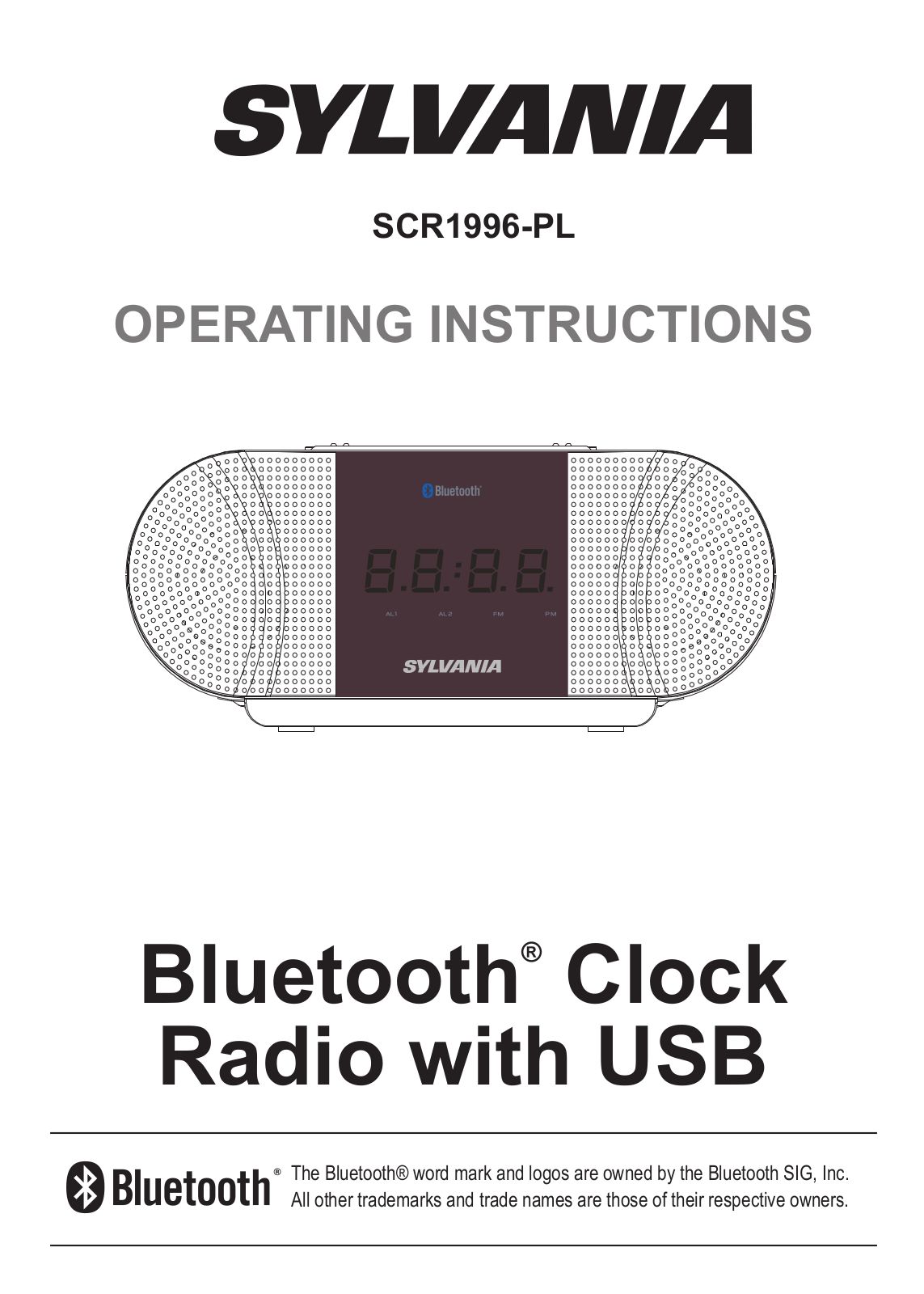 Sylvania SCR1996-PL User Manual