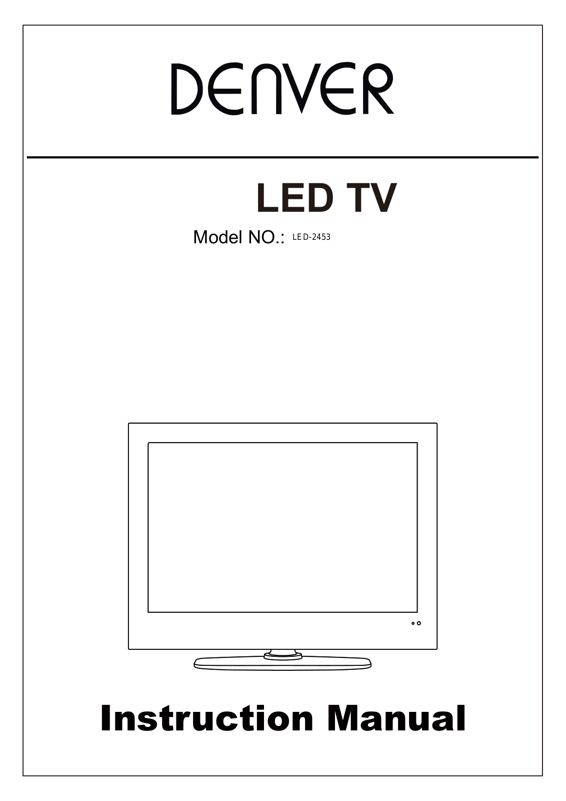 Denver LED-2453 Instruction Manual