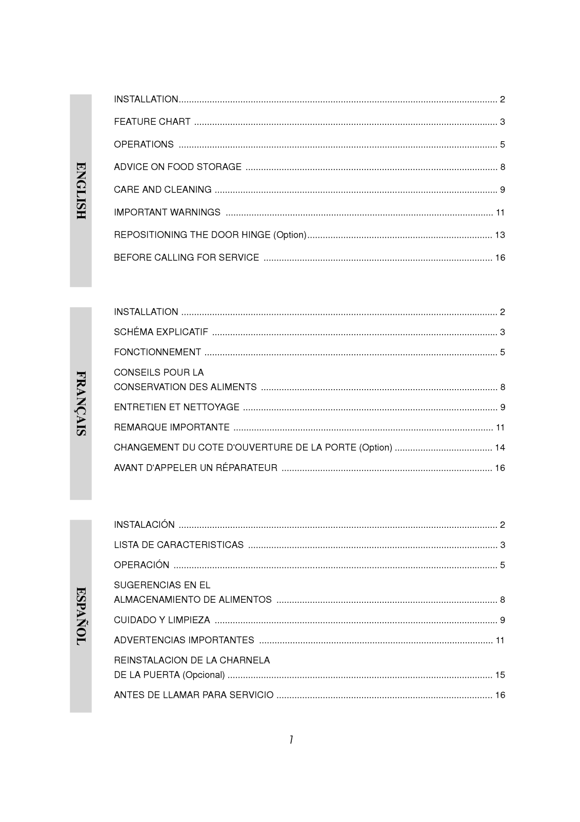 Lg GR-131S User Manual