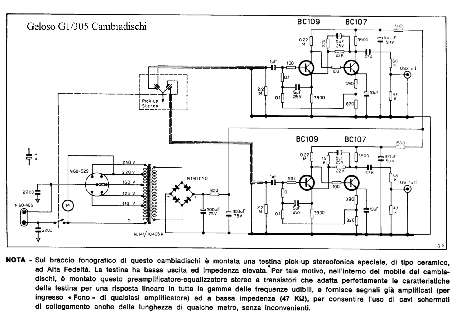 Geloso g1 305 schematic