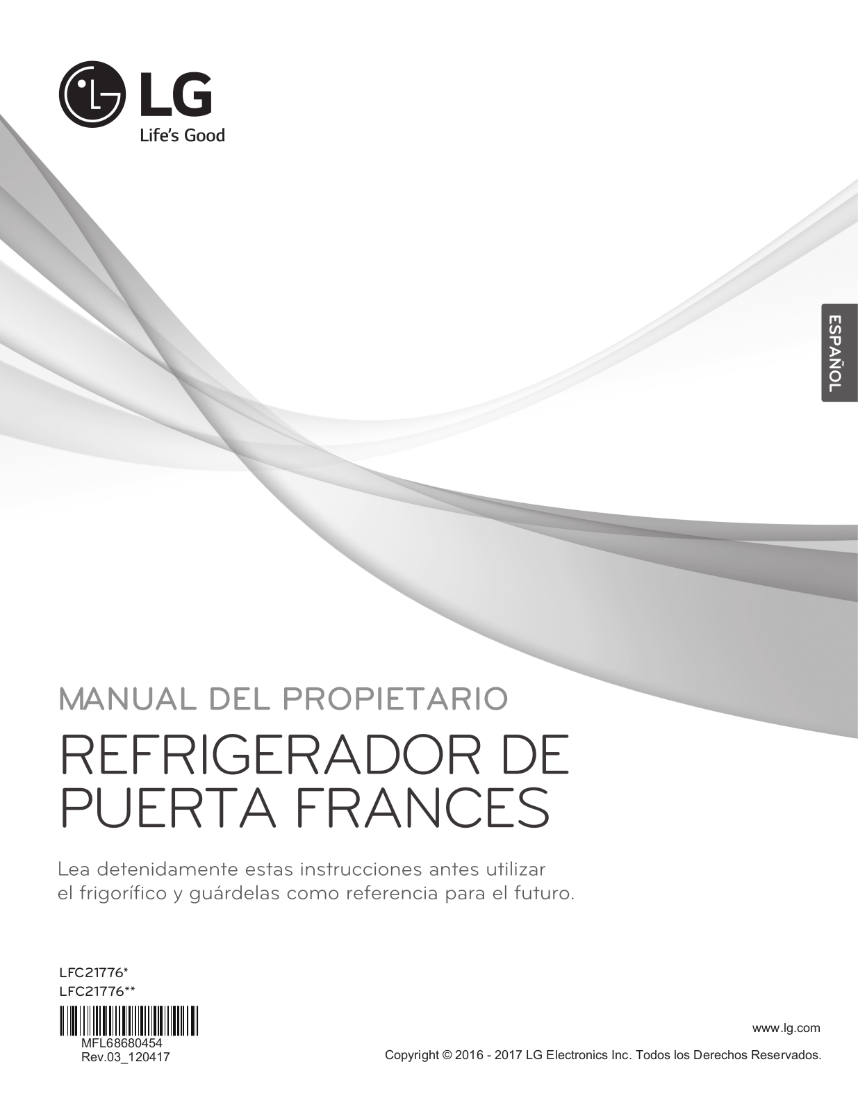 Lg LFC21776ST Owners Manual