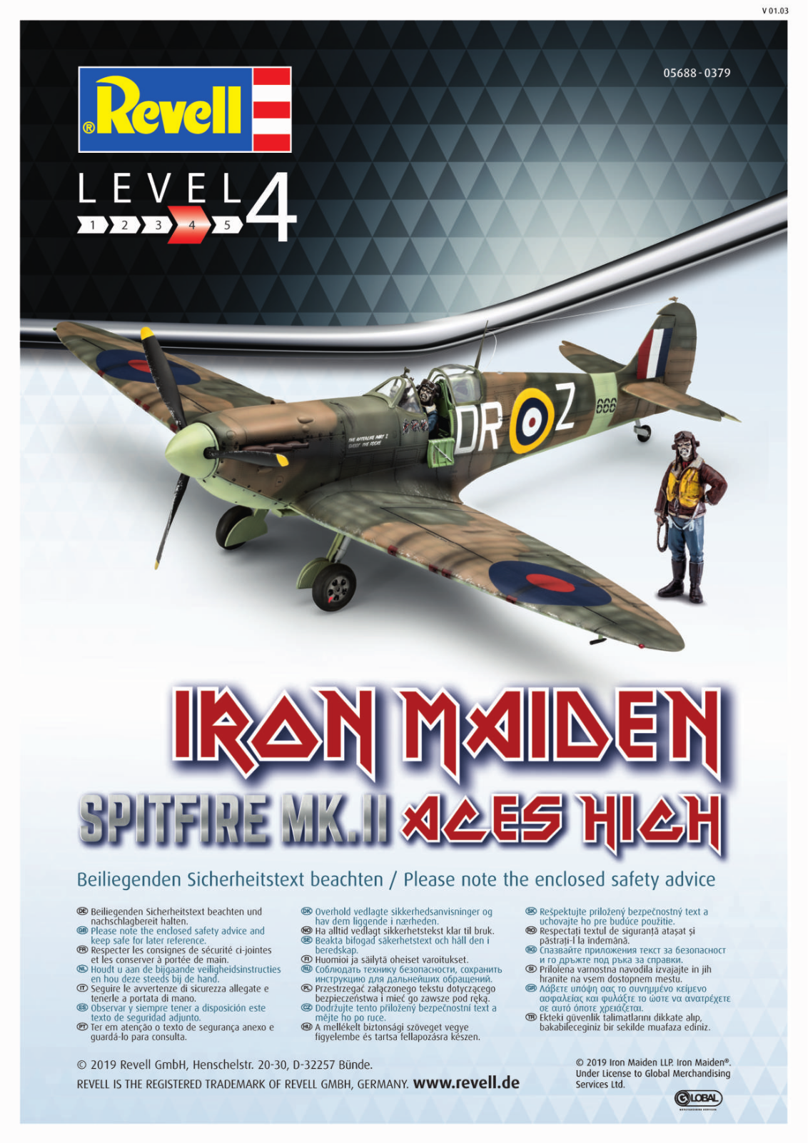 Revell Spitfire Mk.II Aces High Iron Maiden Service Manual