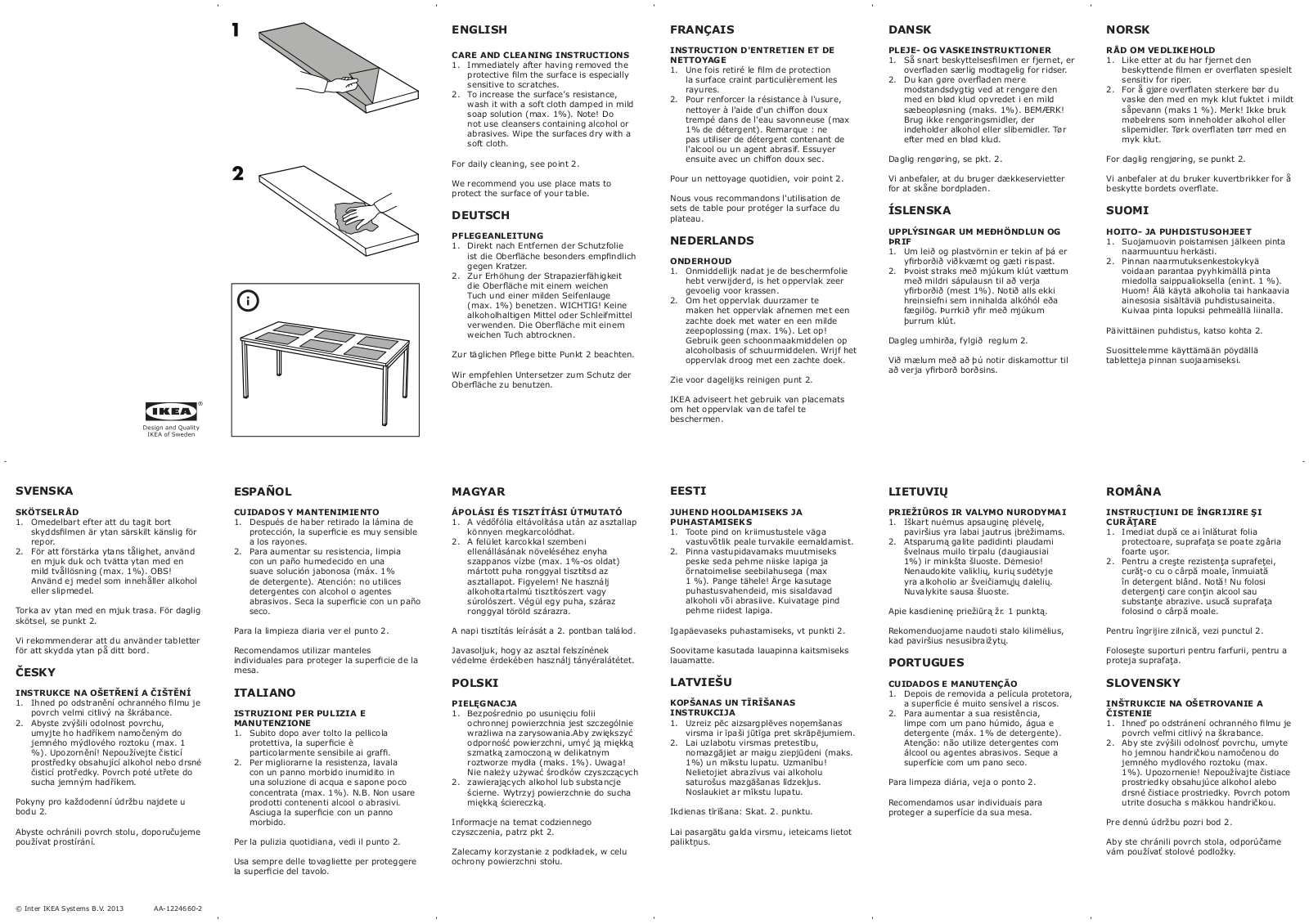 Ikea S99161560, S99047230, S79161561, S59161543, S39931845 User Manual