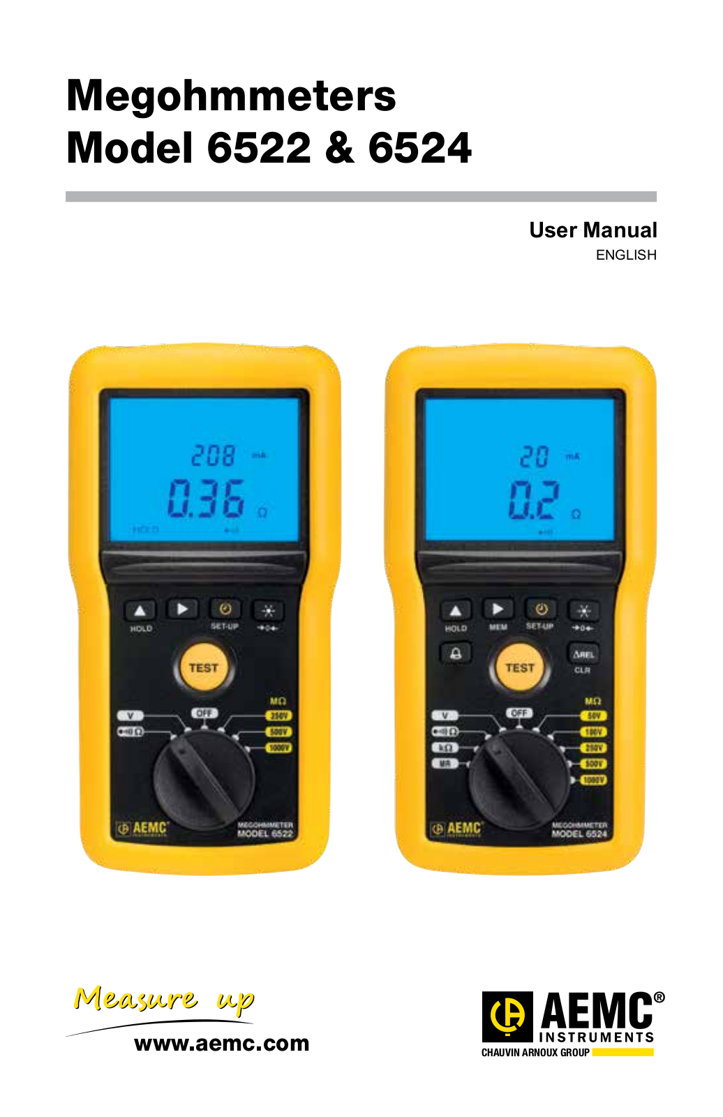 Aemc instruments 6524, 6522 User Manual