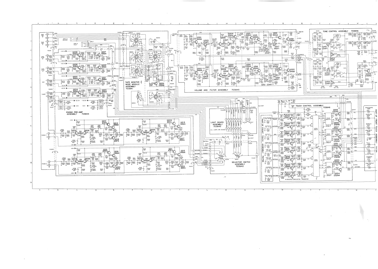 Philips AH-572 Schematic