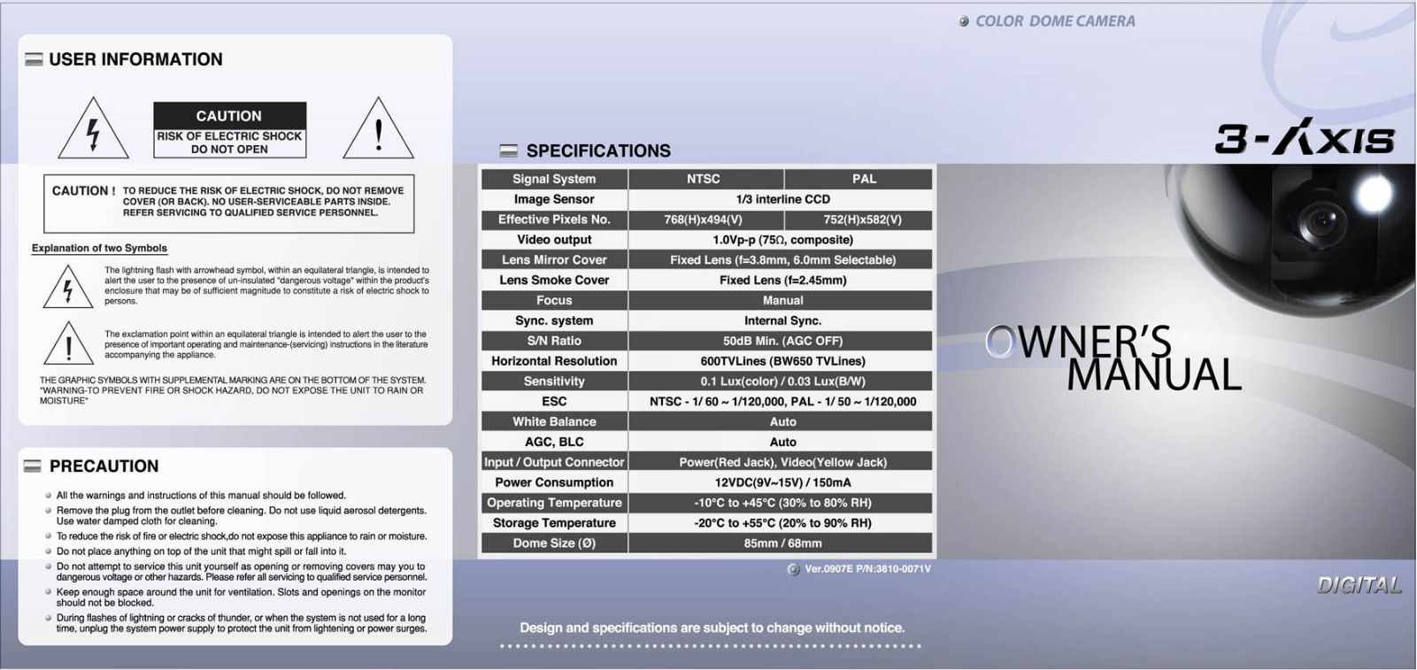 CNB DFL-20S-B, DFL-20S-W User Manual