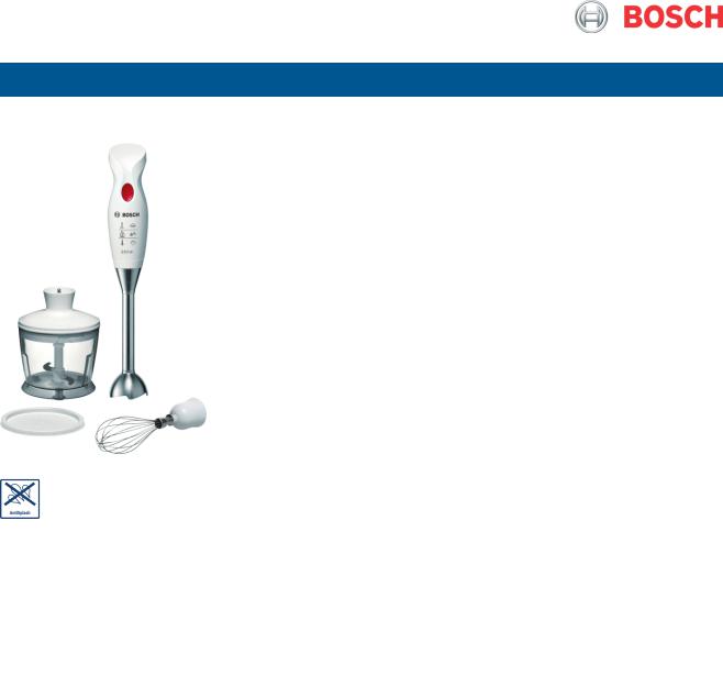 Bosch MSM6B7RE User Manual