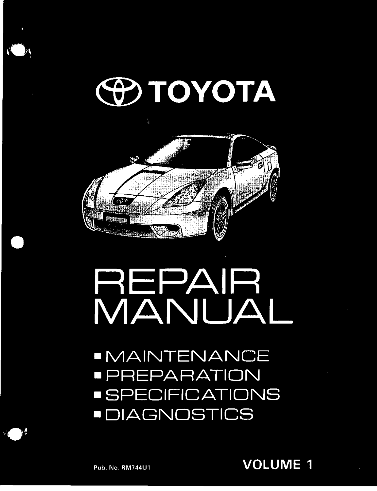 Toyota ZZT230 series, ZZT231 series Repair Manual