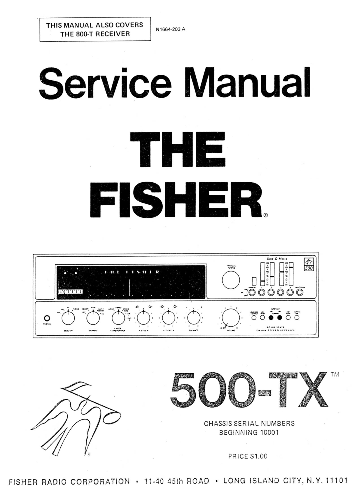 Fisher 500-TX Service Manual