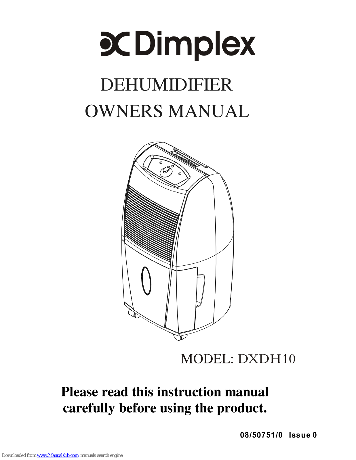 Dimplex DXDH10 Owner's Manual