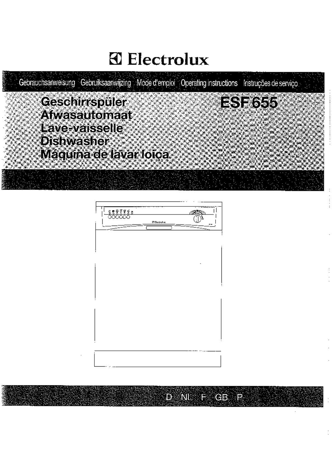 electrolux ESF655 User Manual