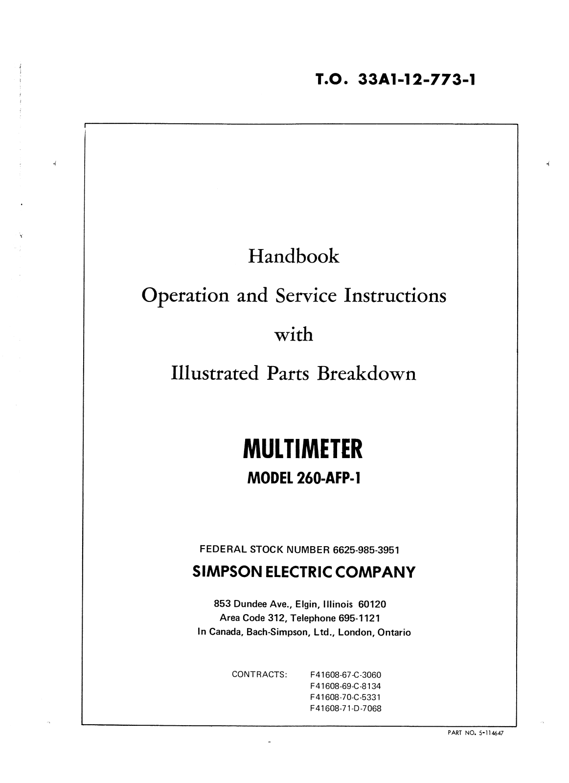 Simpson 260 afp schematic