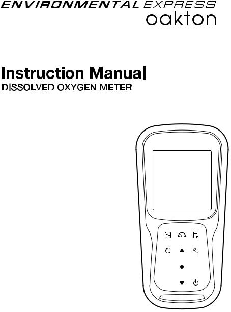 Oakton DO250, DO260 Instruction Manual