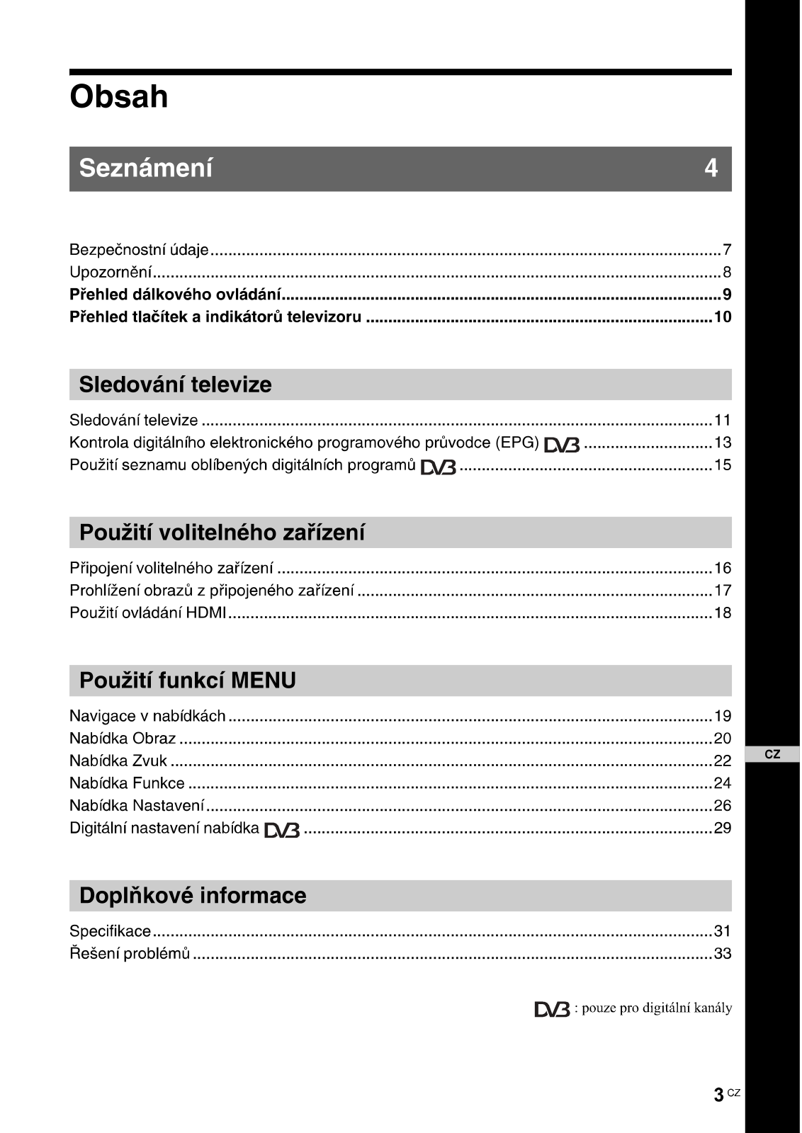 Sony KDL-32D2810 User Manual