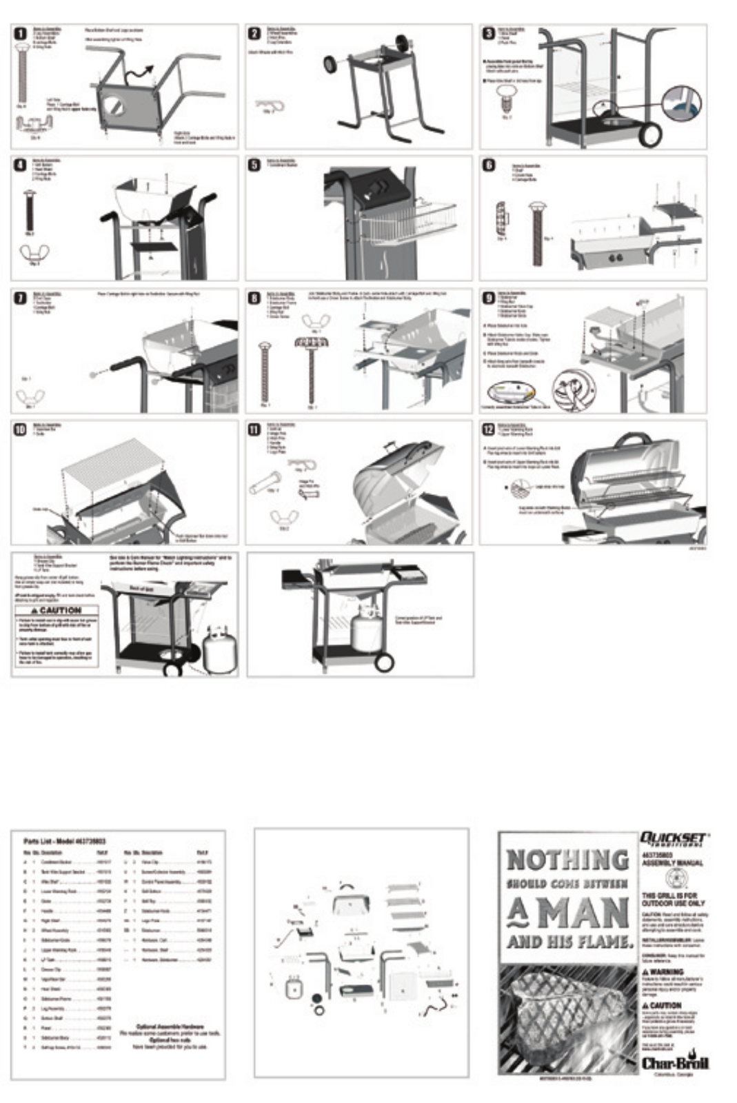 Charbroil 463735803 Owner's Manual